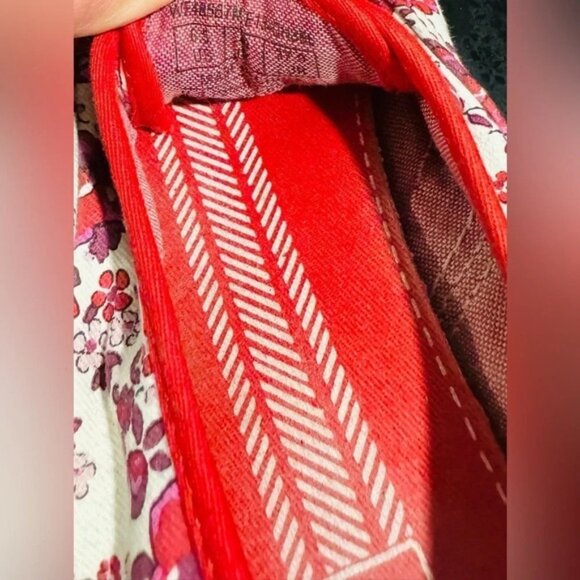 Keds Red Floral Ribbon lace canvas US6.5  street style classic comfort celebrity - Picture 5 of 6